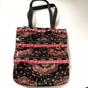 LeSportSac x MANOUSH bag. Double top handles